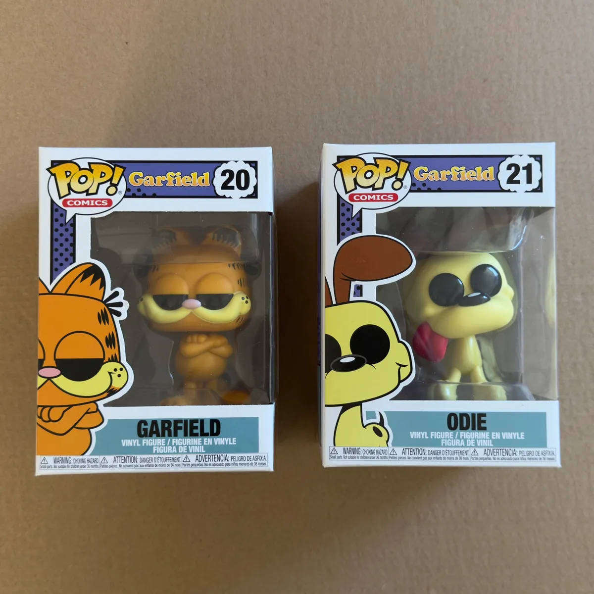FUNKO POP! Garfield 20 & Odie 21 - Bundle - New in Box