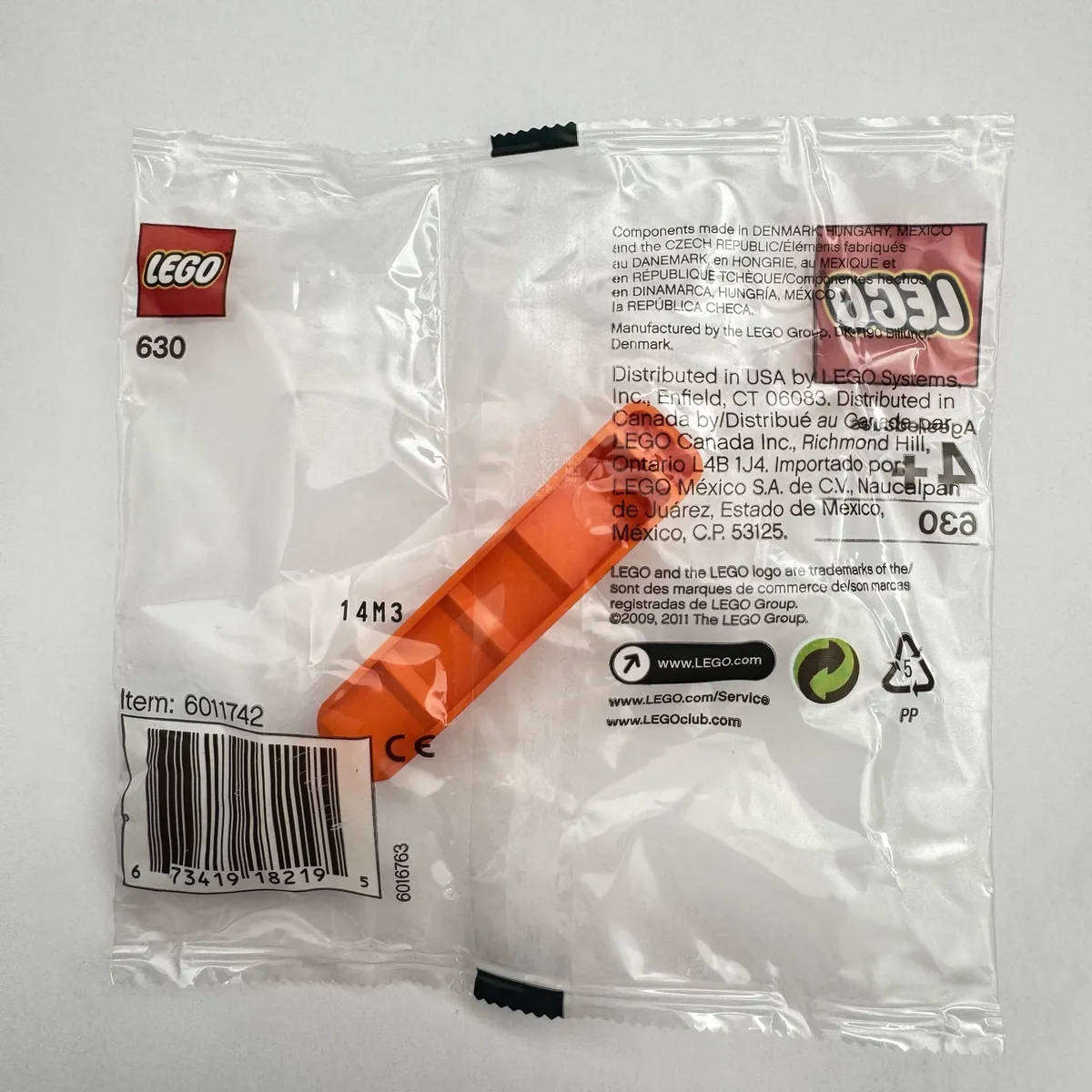 LEGO Bricks and More - Accessories - Brick Separator Orange - 630-3 - Sealed New