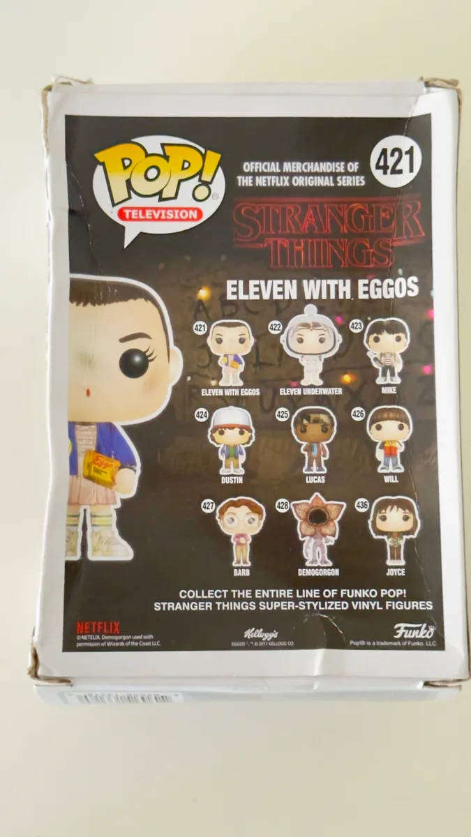 Funko POP! Television  Eleven with Eggos (Blonde Wig) Chase Edition #421