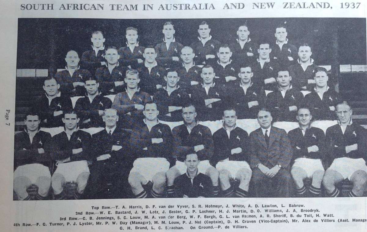 Our Rugby Springboks - Ivor D Difford