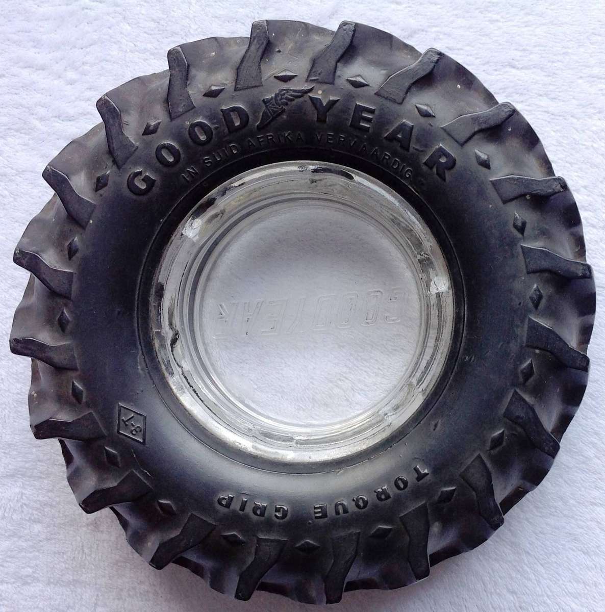 Vintage Good Year Tractor Tyre 3T Ashtray