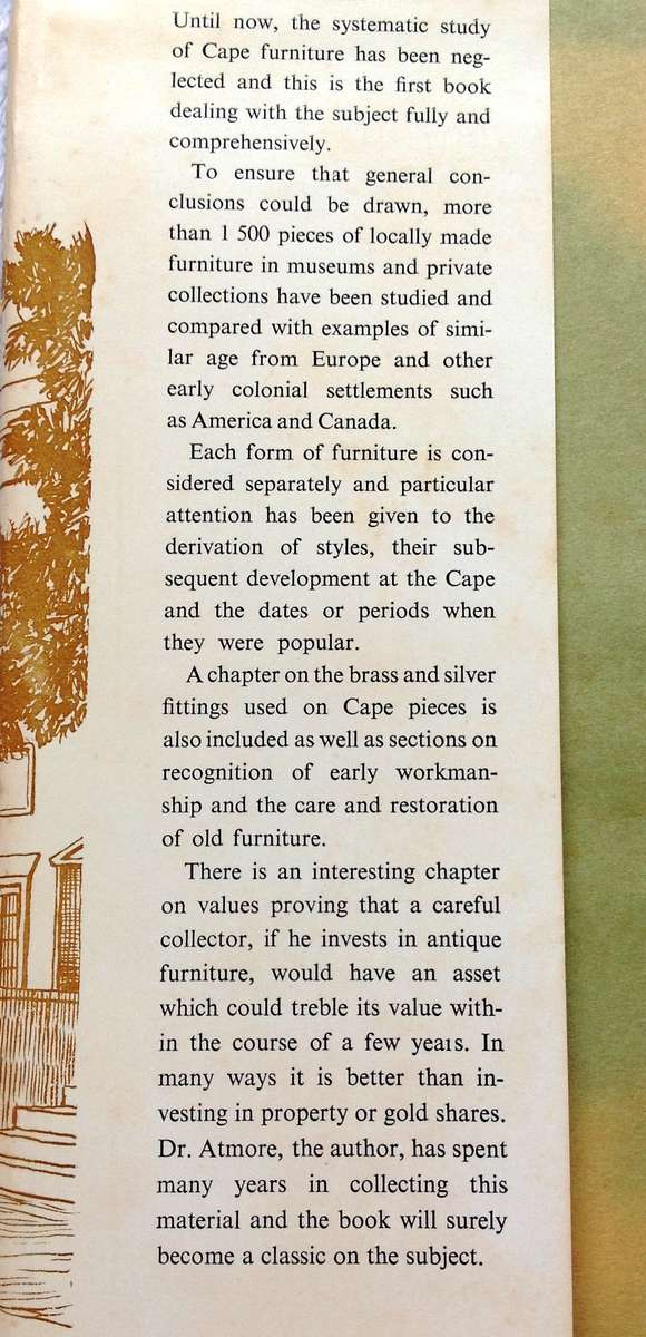 Cape Furniture - M G Atmore - Hardcover