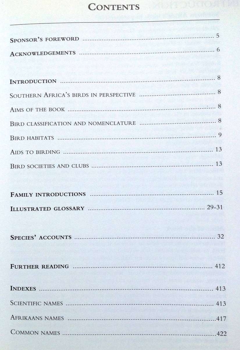 Sasol Birds of Southern Africa - Hardcover