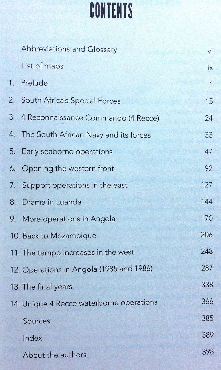 Iron Fist from the Sea-Top Secret Seaborne Recce Operations 1978-1988-Arne Soderlund & Douw Steyn