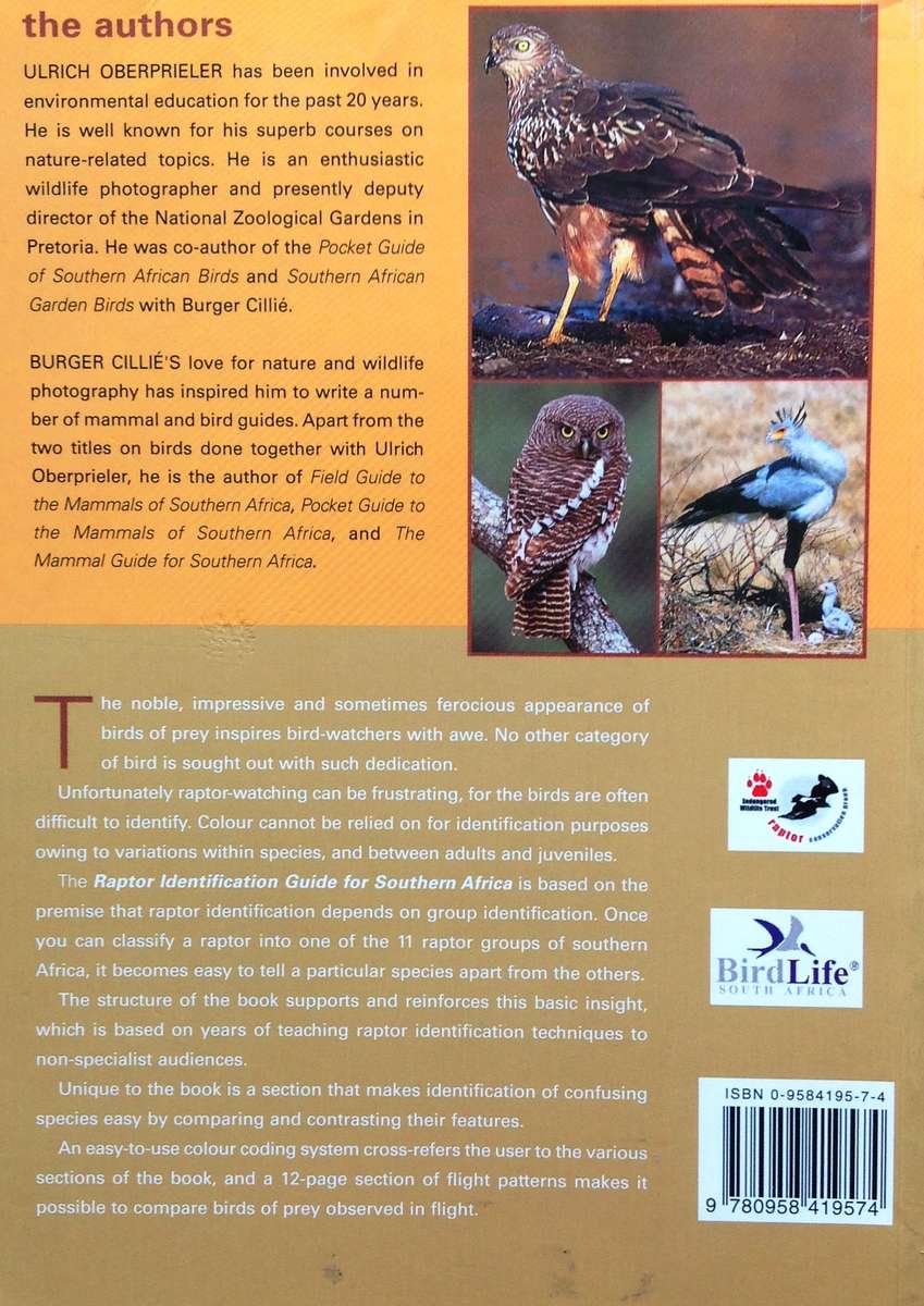 RAPTOR Identification Guide for Southern Africa - Ulrich Oberprieler and Burger Cillie