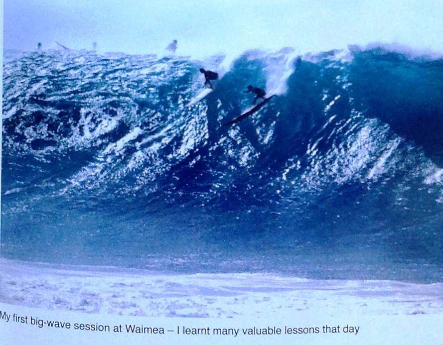 Stoked! Chris Bertish - Winner of the 2010 Mavericks Big Wave Invitational - Book signed by Author