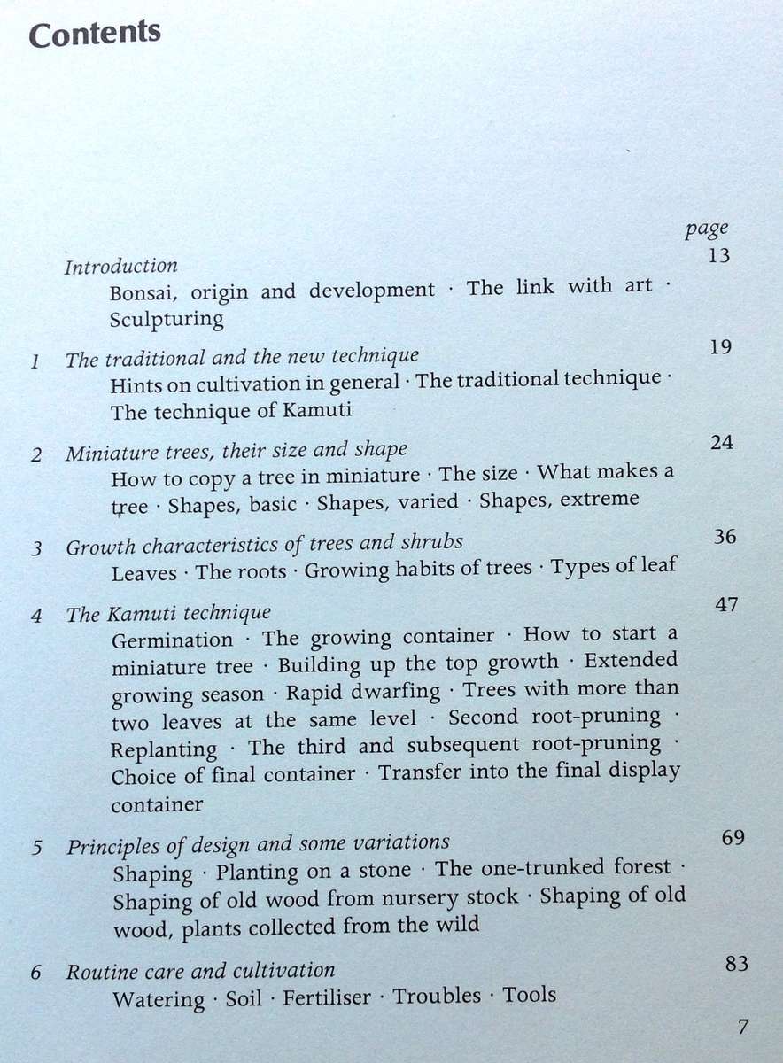 KAMUTI - A New Way in Bonsai - Willi E Bollmann - Hardcover