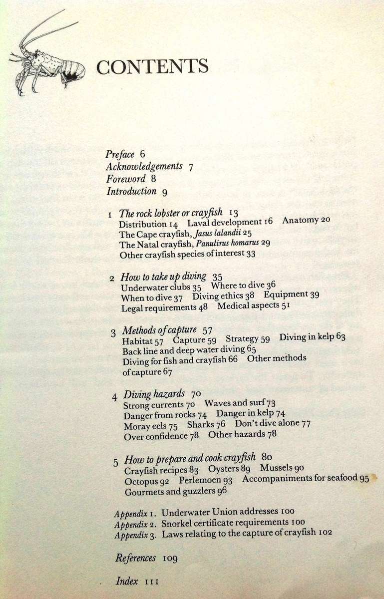 Diving for Crayfish in South Africa-Colin Vary-Hardcover  A Guide to the South African Rock Lobster