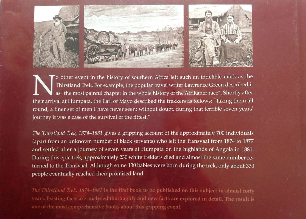 The Thirstland Trek 1874 to 1881 - Nicol Stassen