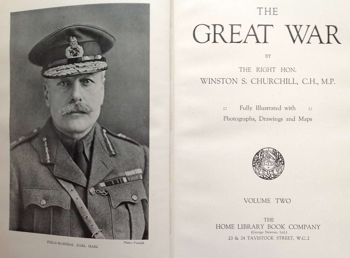 The Great War - The Right Hon. Winston S. Churchill, CH, MP - Volumes One to Four (Complete Set)