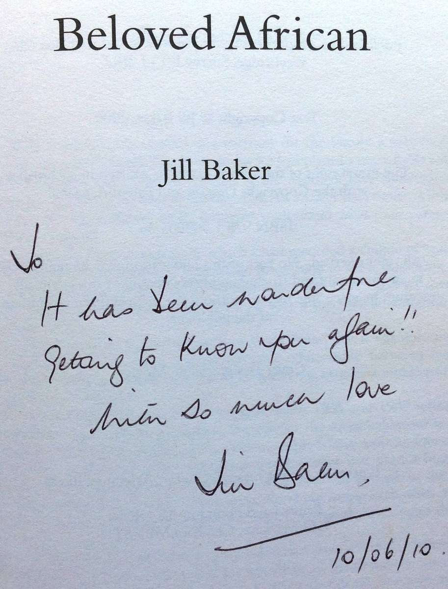 Beloved African - Jill Baker - signed by Author