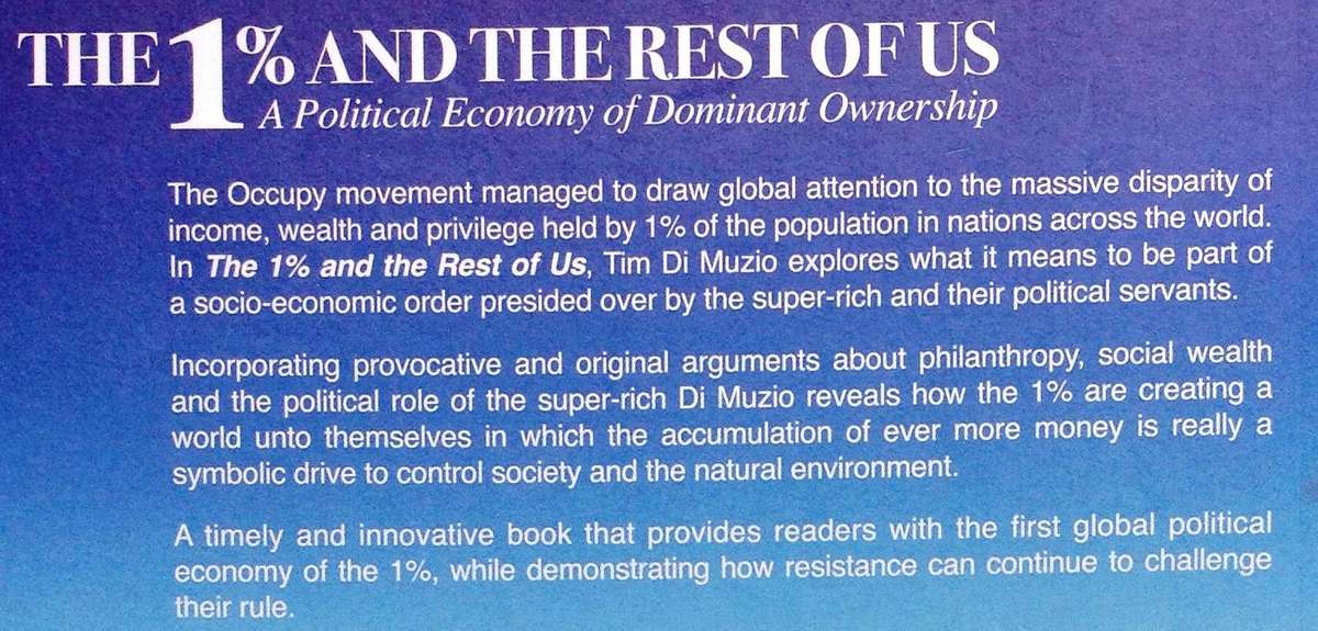 The 1% and the rest of US - Tim Di Muzio