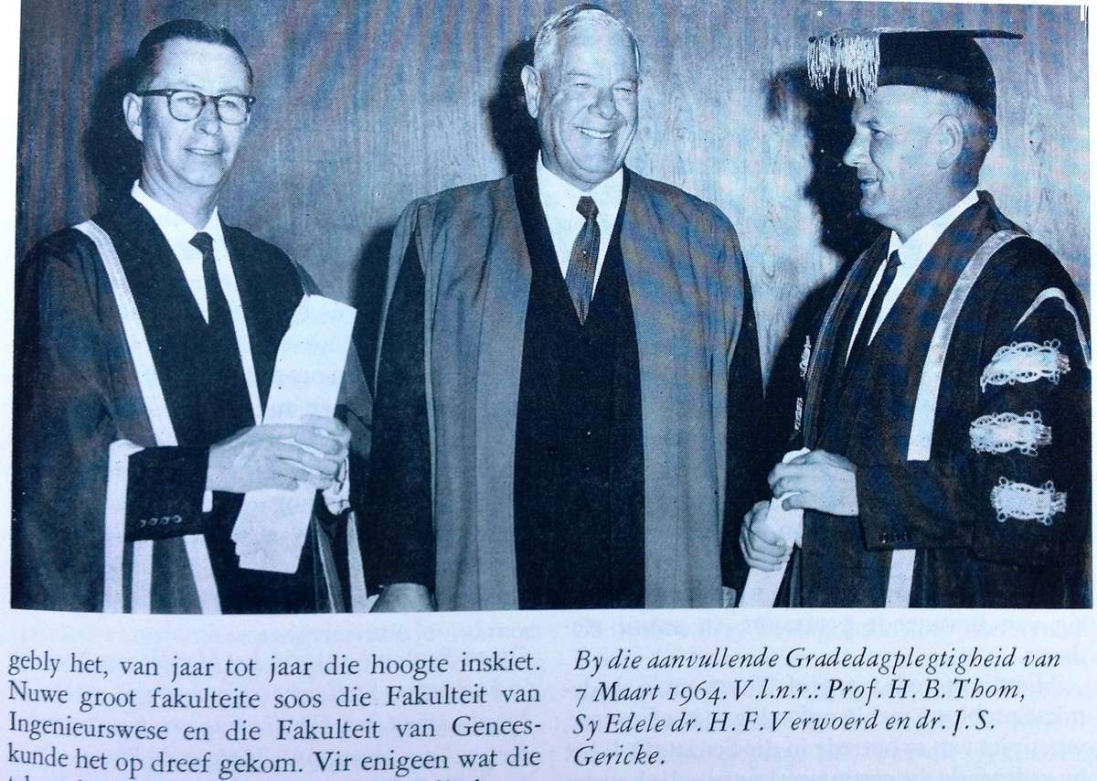 Professor H B Thom - Uitgegee Universitiet Stellenbosch - Hardeband