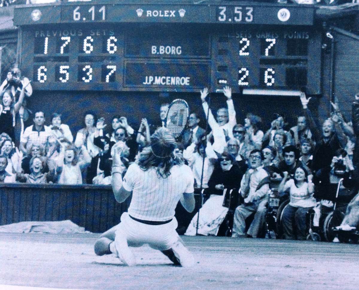 Borg versus McEnroe - Wimbledon 5 July 1980 - Malcolm Folley - Hardcover