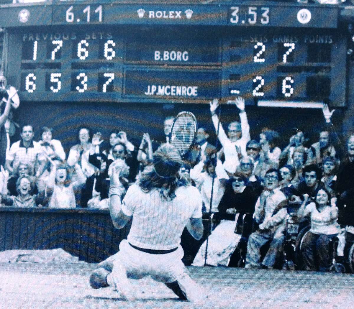 Borg versus McEnroe - Wimbledon 5 July 1980 - Malcolm Folley - Hardcover