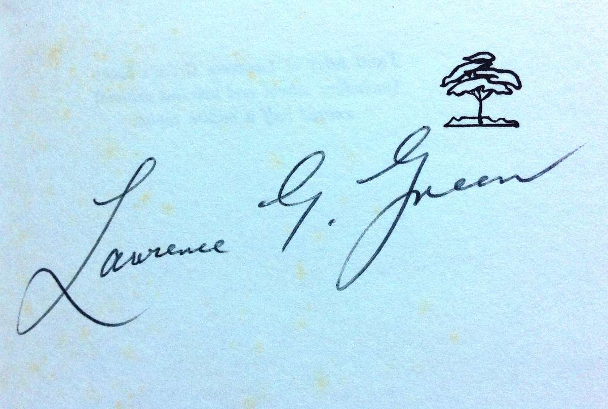 Harbours of Memory - Lawrence G Green - Hardcover - Book signed by Lawrence G Green