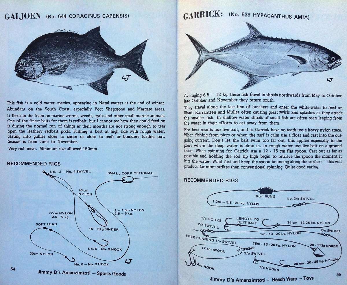 Natal Coast Fishing Guide - Len Jones