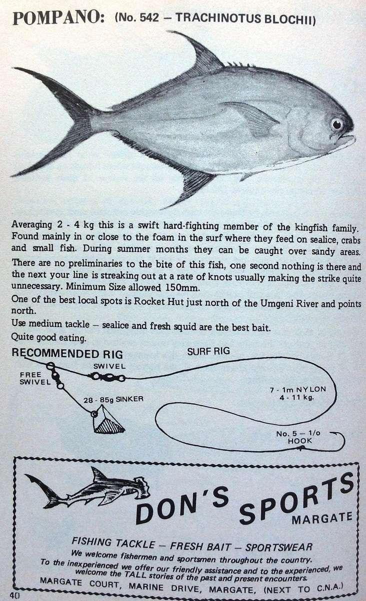 Natal Coast Fishing Guide - Len Jones