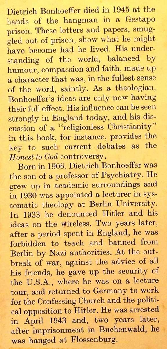 Letters & Papers from Prison - Dietrich Bonhoeffer