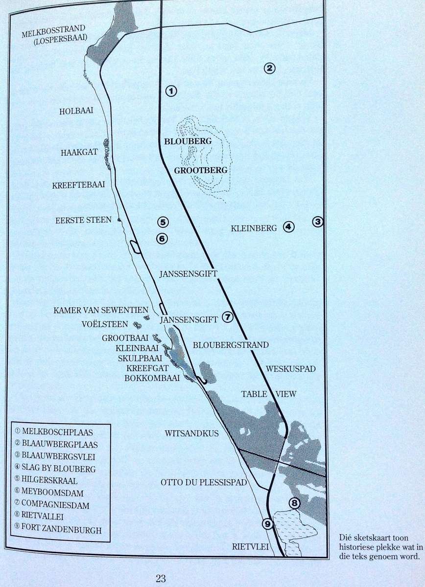 BLOUBERG - Ons beroemdste strand - D W Krynauw & G S J Moller - Hardeband