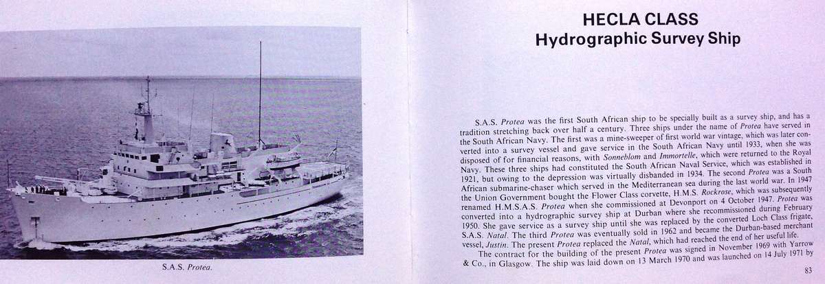 Ships of the South African Navy - A K Du Toit