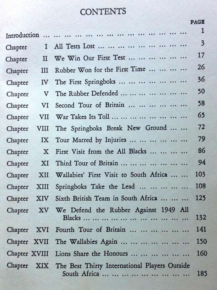 Springboks down the years - D H Craven - Hardcover