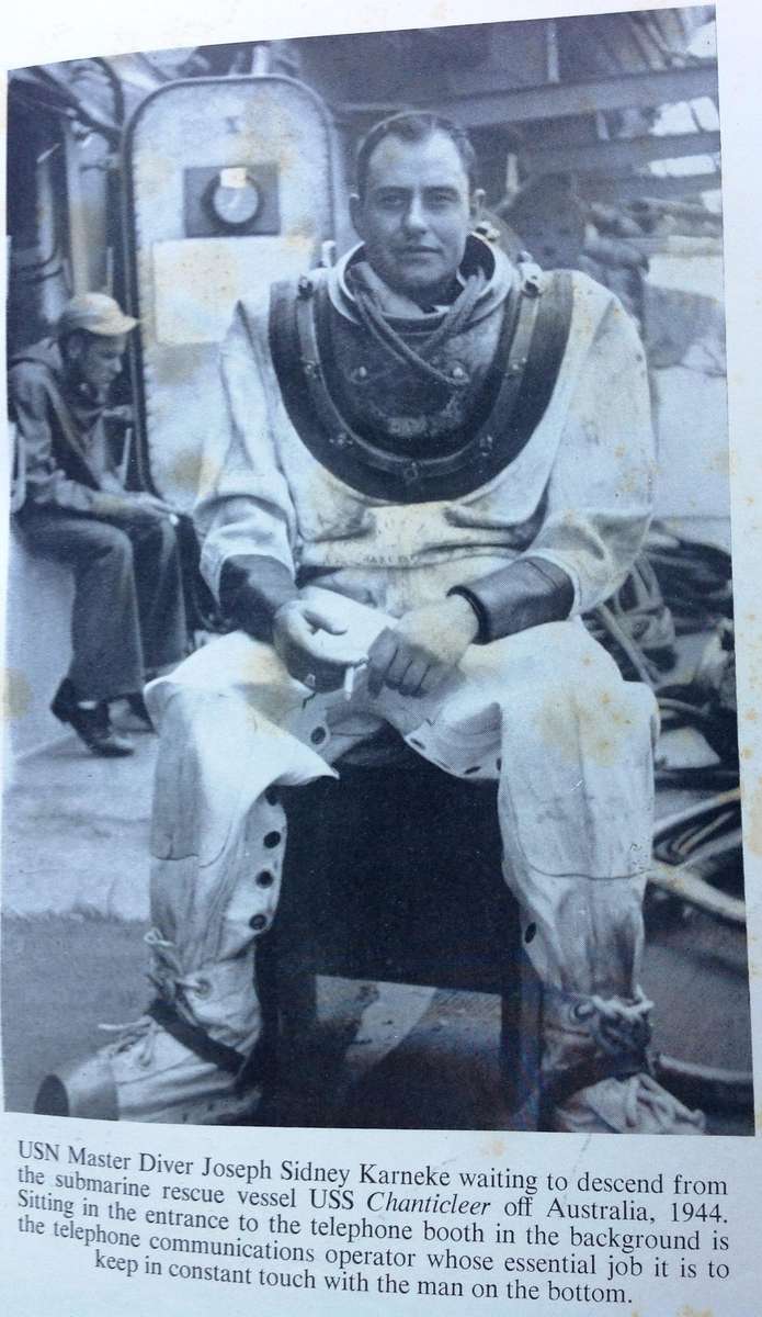 NAVY DIVER - Joseph Sidney Karneke with Victor Boesen - Hardcover