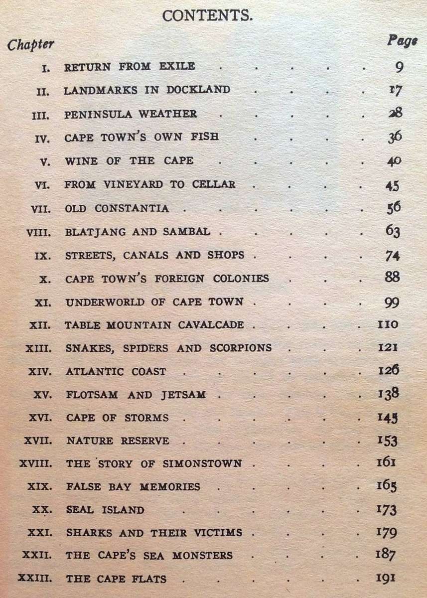 Cape Town Tavern of the Seas - Lawrence G Green