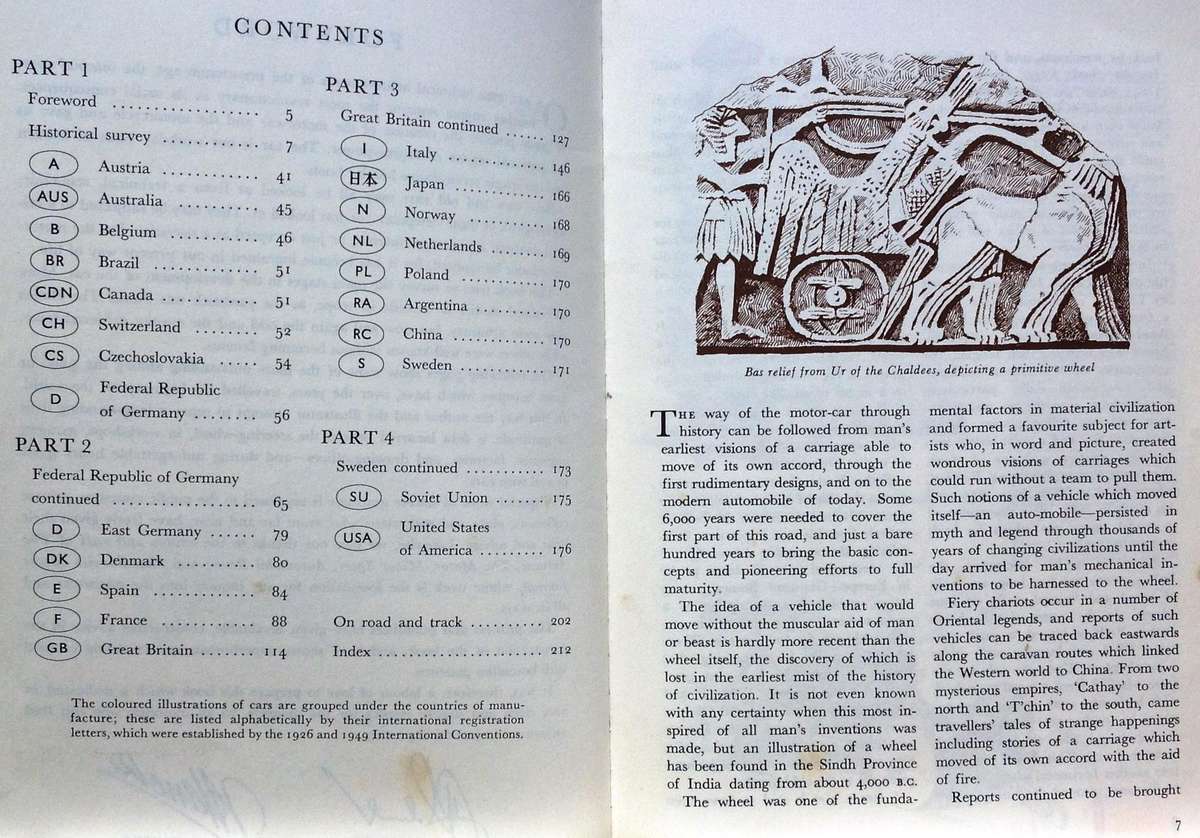 Box set of 4 books - Cars of the World - J D Scheel - 4 books contain 850 full colour illustrations