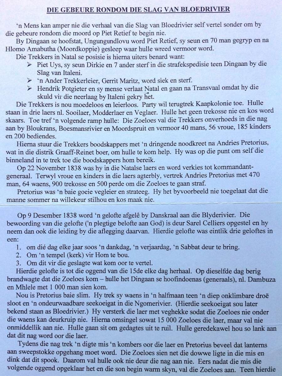 Bloedrivier - V E d'Assonville