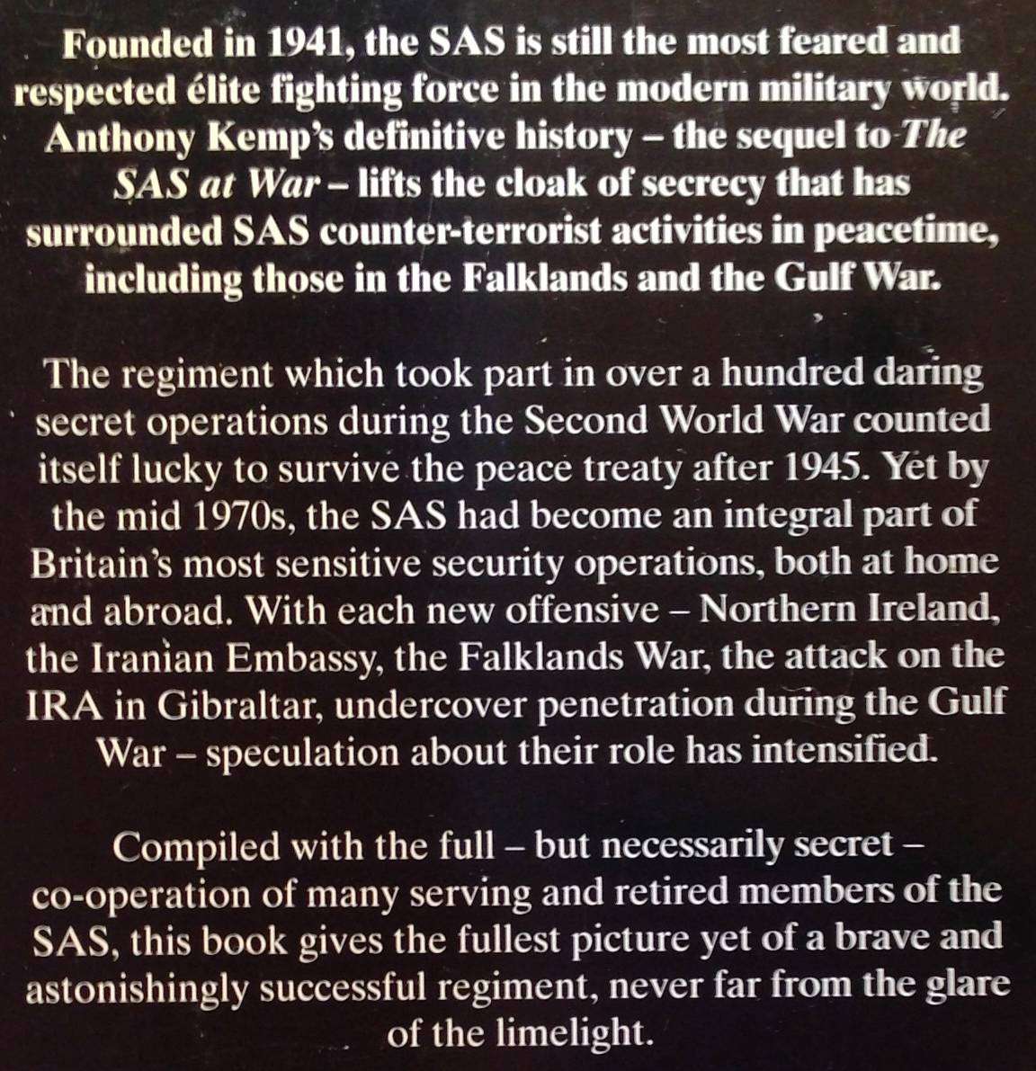 The SAS - Savage Wars of Peace - Anthony Kemp
