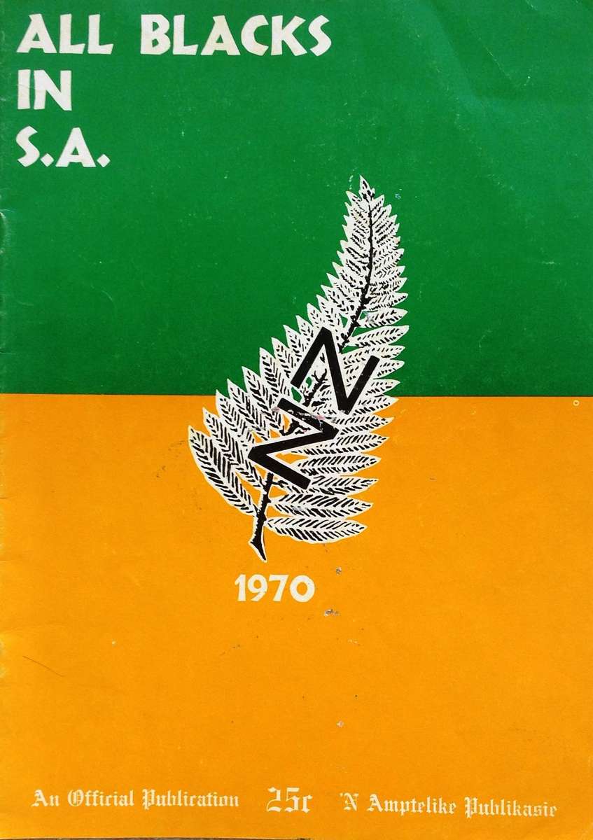 An Official Publication - ALL BLACKS IN SA - 1970