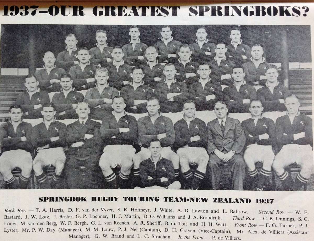 An Official Publication - ALL BLACKS IN SA - 1970