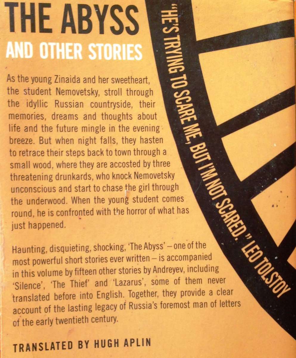 The Abyss and other Stories - Leonid Andreyev - translated by Hugh Aplin