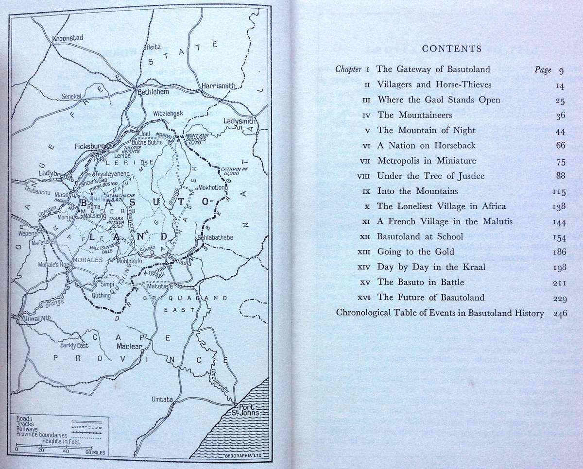 African Switzerland - Basutoland of Today - Eric Rosenthal - Hardcover