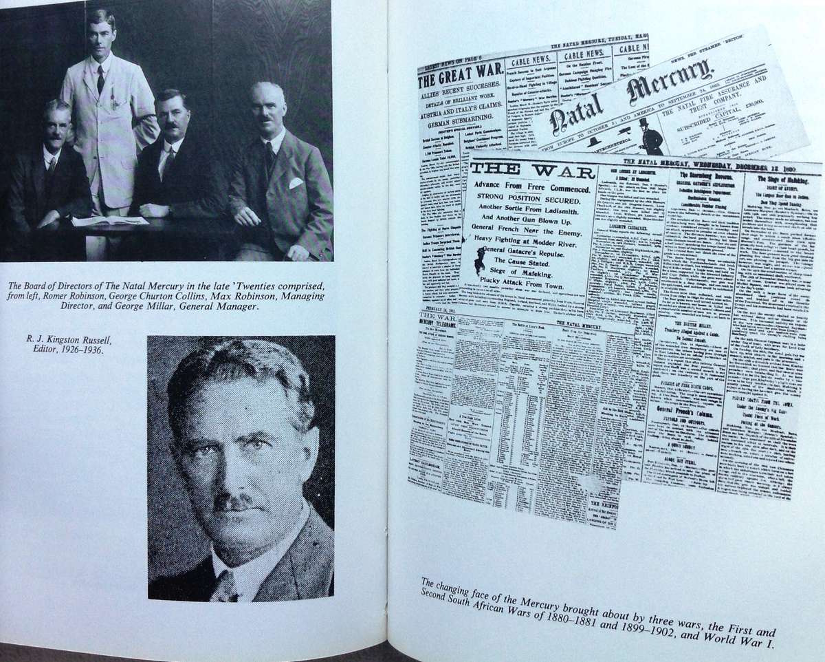 For The Love of Natal  The Life and Times of The Natal Mercury 1852-1977 - Terry Wilks - Hardcover