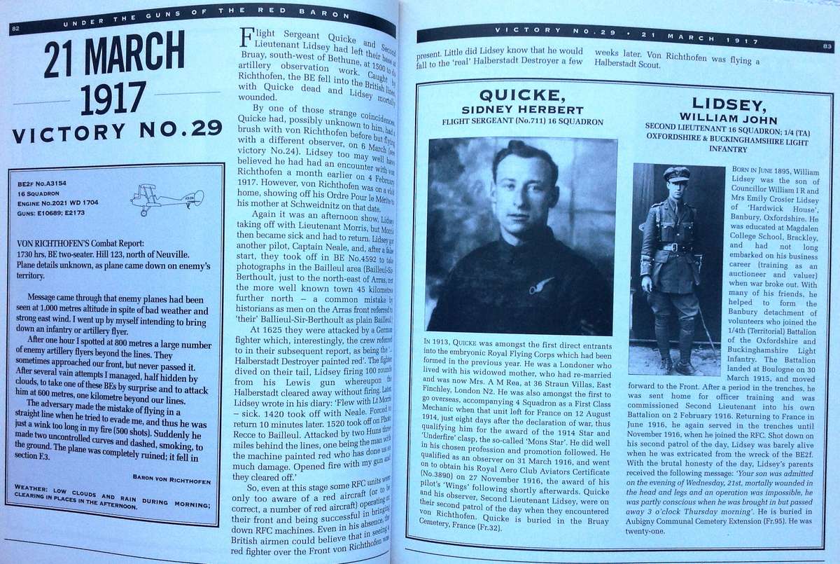 Under the Guns of the Red Baron - Norman Franks, Hal Giblin and Nigel McCrery