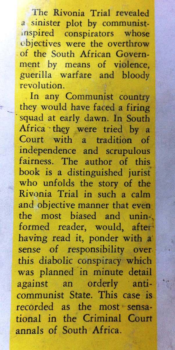 Rivonia - Operation Mayibuye