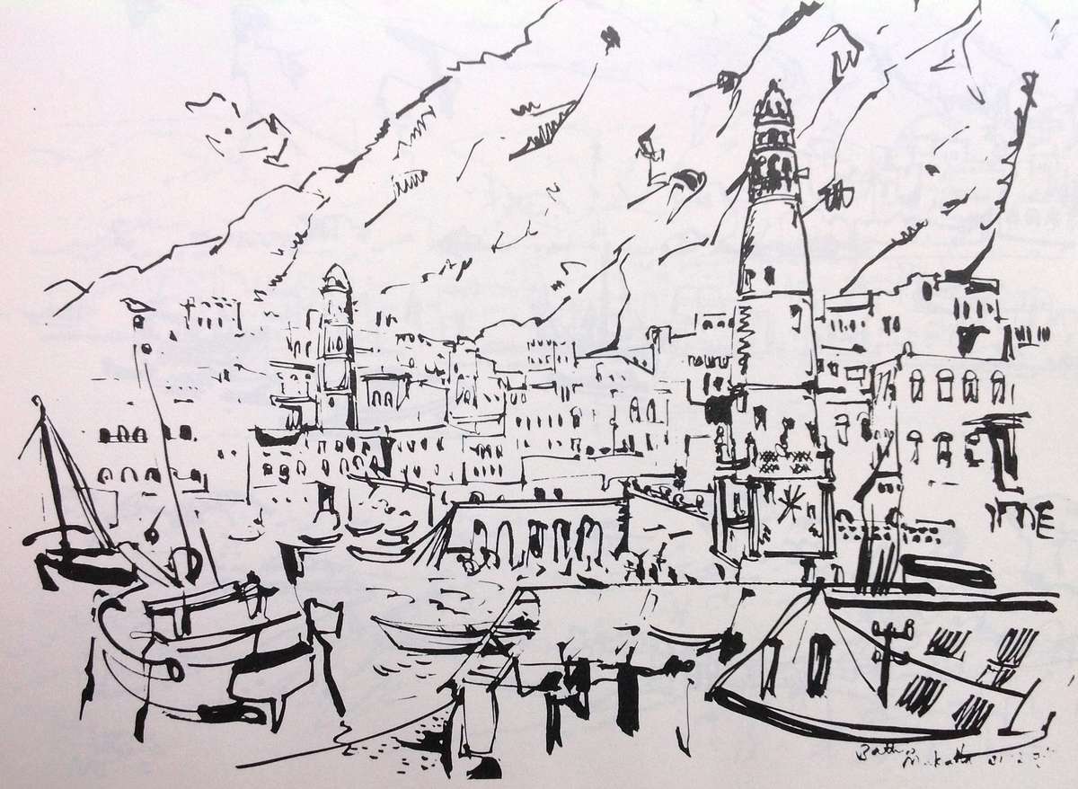 BATTISS in the Hadhramaut-sketches of Southern Arabia by Murray & Elzabe Schoonraad - signed, ltd ed
