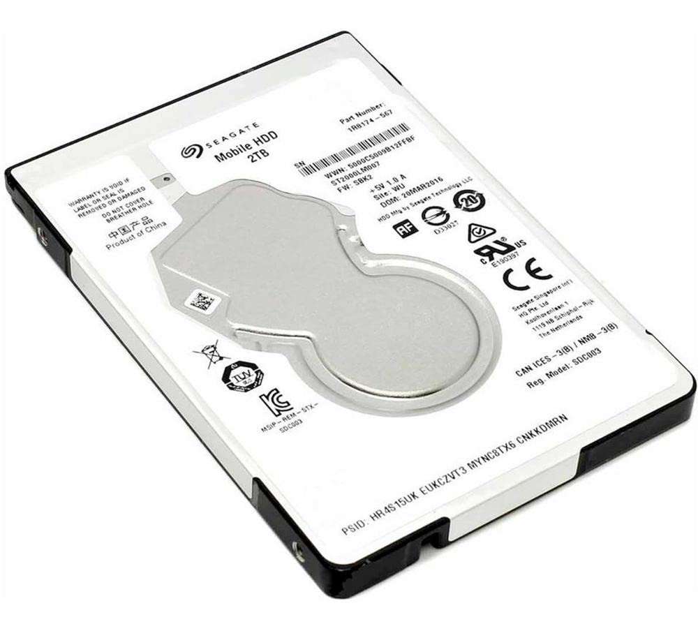 RARE!!! Seagate 2000GB (2TB) 2.5" Laptop HDD!! 100& Health and Performance