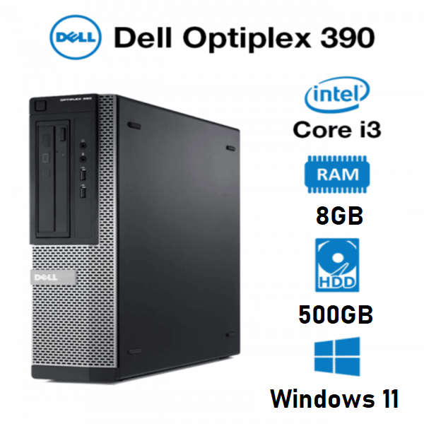 WOW!!! Dell Optiplex 390 SFF!! Intel Core i3, 8Gb Mem, 500Gb HDD