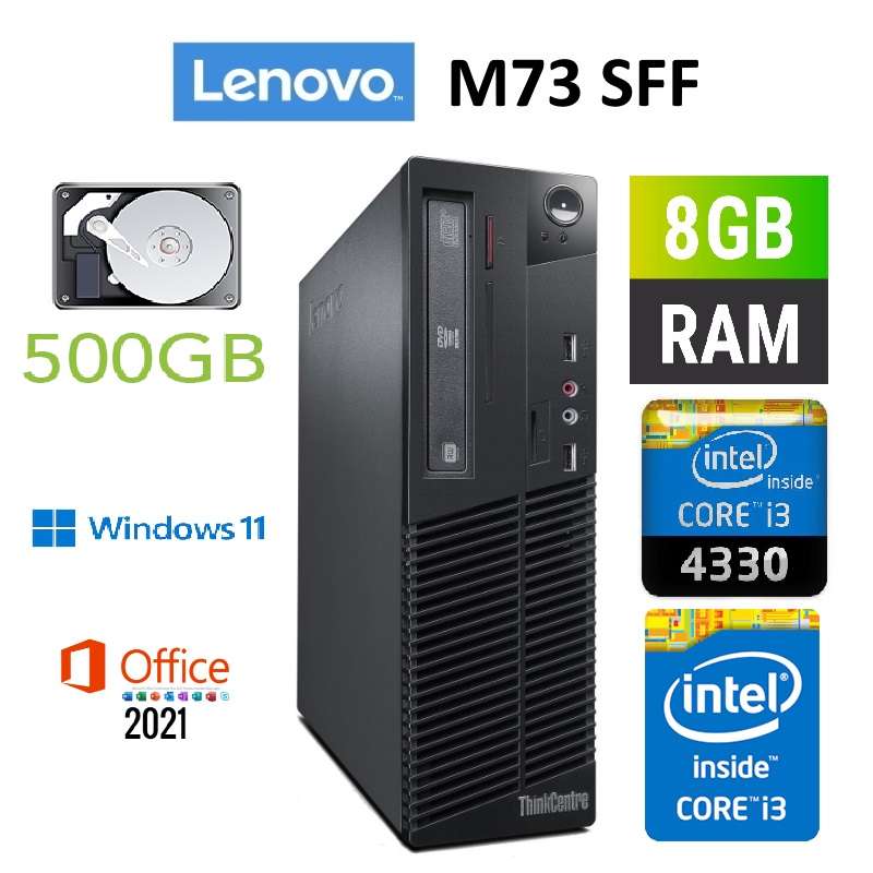 WOW!!! Lenovo M73 SFF!! Intel Core i3 4th Gen, 8Gb Mem, 500Gb HDD