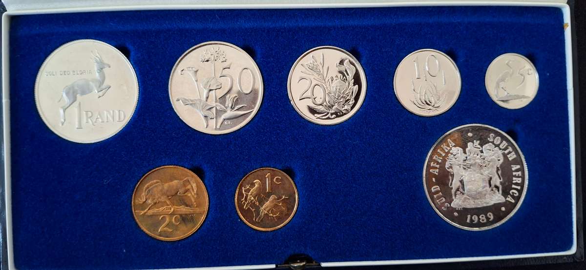 1989 SOUTH AFRICA PROOF SET