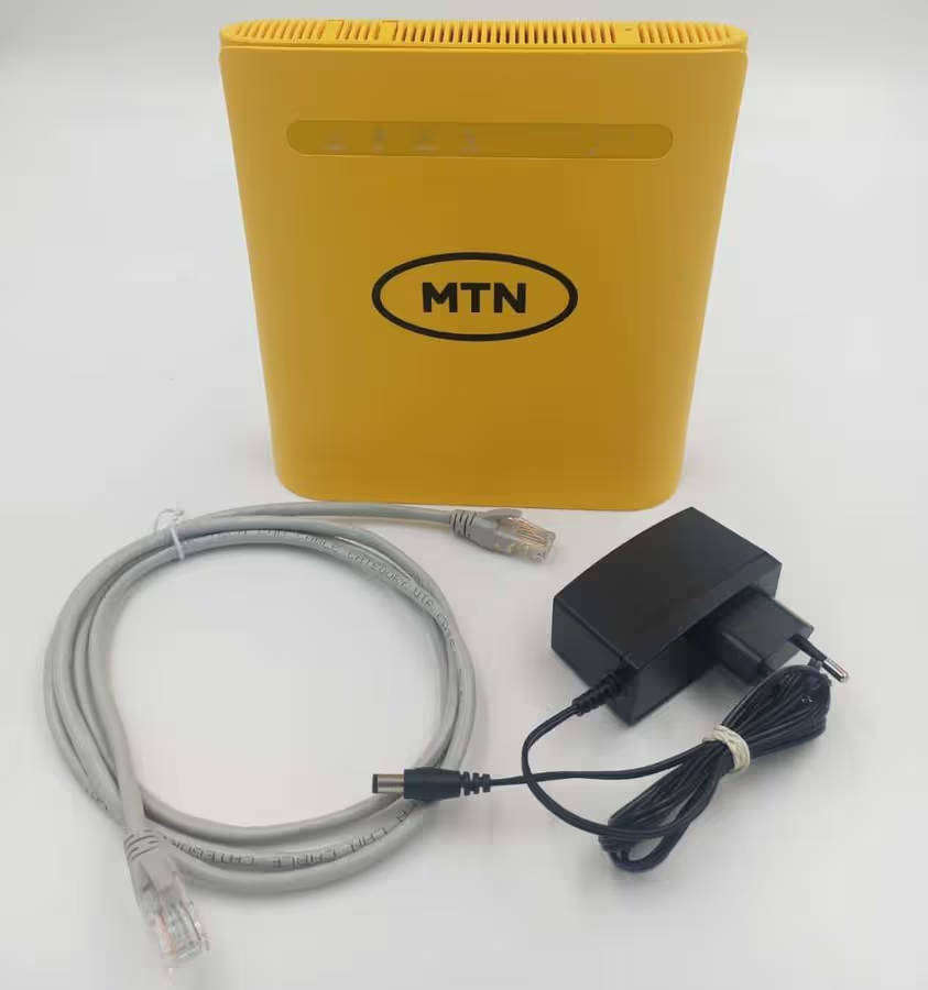 MTN  - ZTE - MF286C LTE 300Mbps 4G WiFi Router - Yellow * Please read Item Description *
