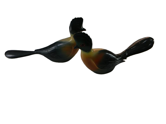 WOODEN BIRDS - THE BIRDS OF AFRICA COLLECTION - KNYSNA LOURIE Couples