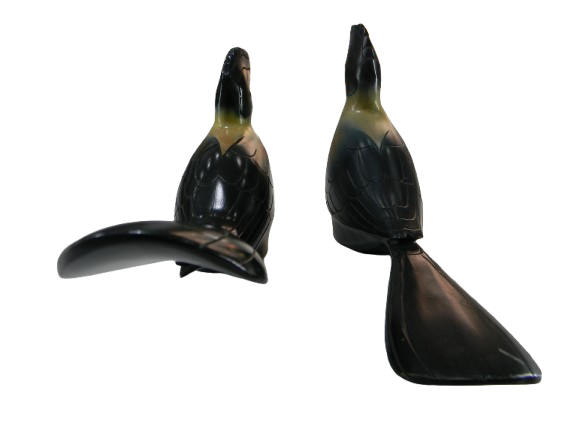 WOODEN BIRDS - THE BIRDS OF AFRICA COLLECTION - KNYSNA LOURIE Couples