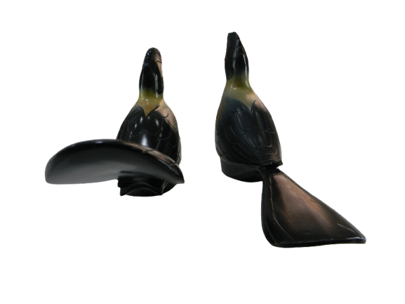 WOODEN BIRDS - THE BIRDS OF AFRICA COLLECTION - KNYSNA LOURIE Couples