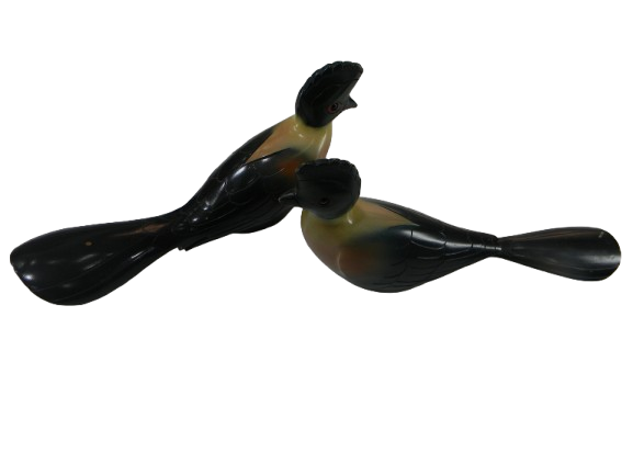 WOODEN BIRDS - THE BIRDS OF AFRICA COLLECTION - KNYSNA LOURIE Couples