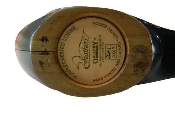 WOODEN BIRDS - THE BIRDS OF AFRICA COLLECTION - KNYSNA LOURIE Couples