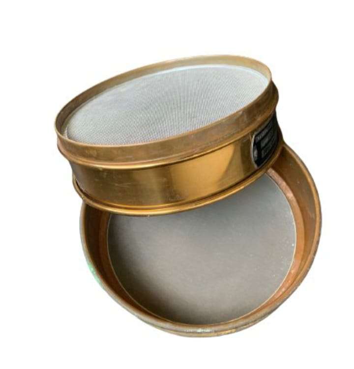 Antique Copper Brass Endecotts London Gold Mining Sieve Pan - Made in England